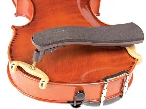 Kun Collapsible Mini Brown Shoulder Rest for 1/16 - 1/4 Violin